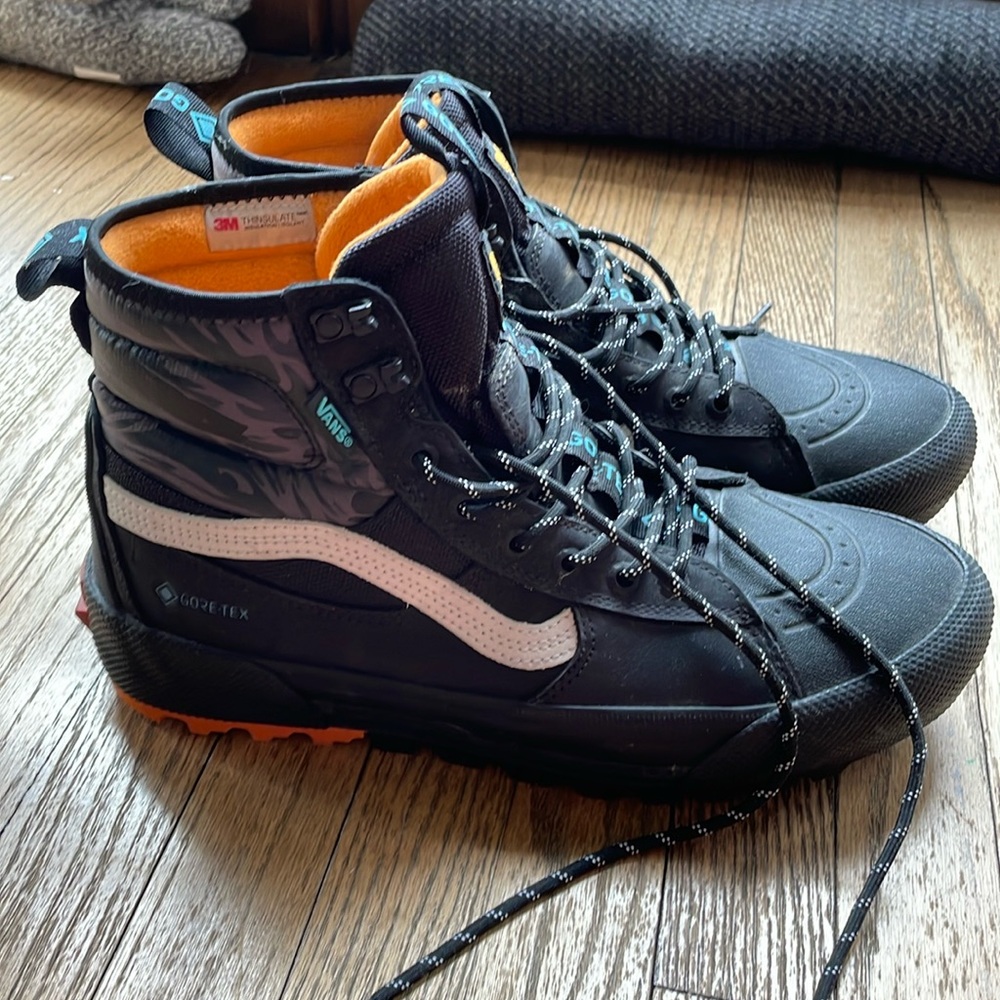 Vans Sk8-Hi Gore Tex MTE 3 Tiger Camo Black Boots VN0A5I11A0D Men's Size 10